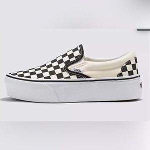 Women’s slip on platform Van’s. Size 10.
